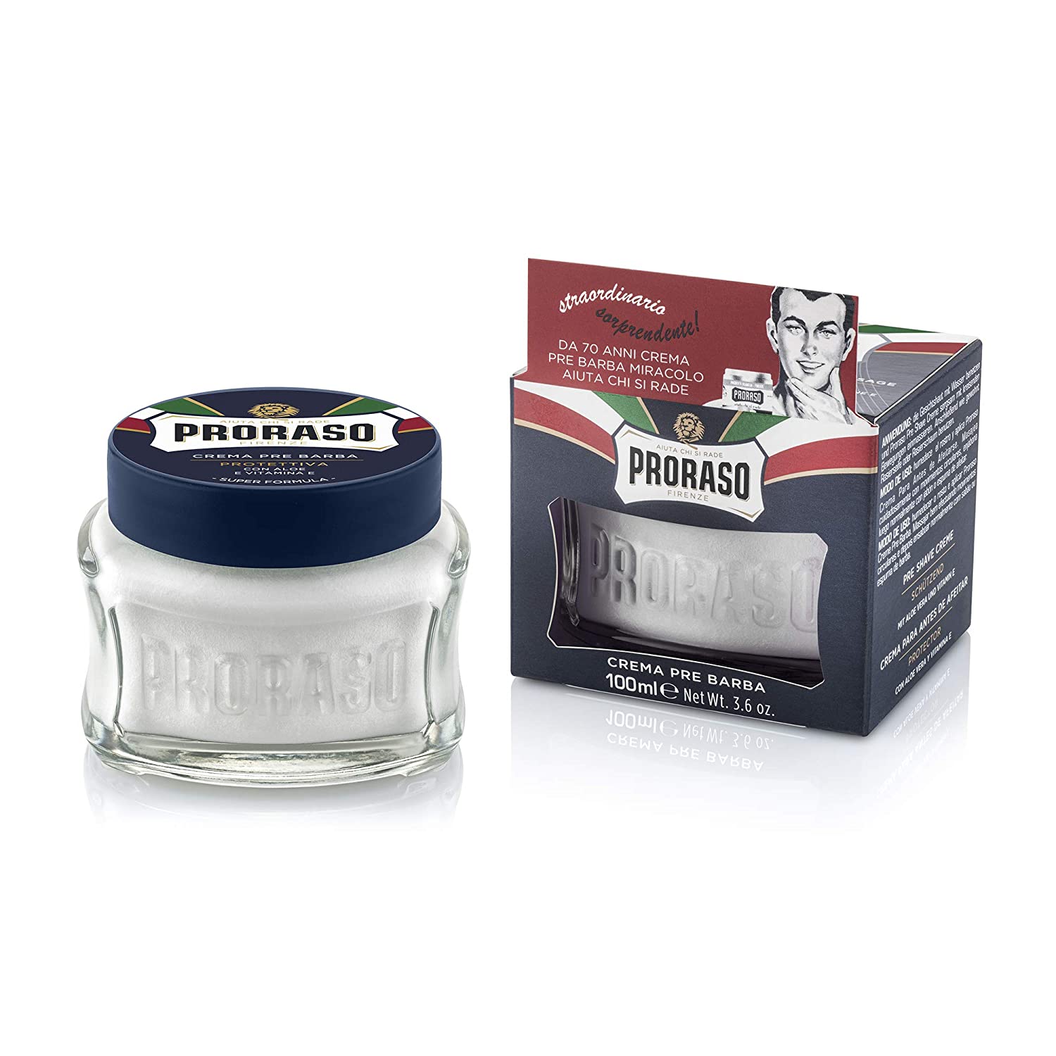 Proraso Pre-Shave Cream, Protect Formula, 100ml - Mont Bleu Store