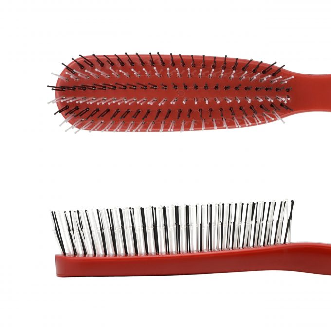 Hercules Sägemann cepillo para desenredar el cuero cabelludo 8207 rojo regalos de cumpleaños para mujer niña