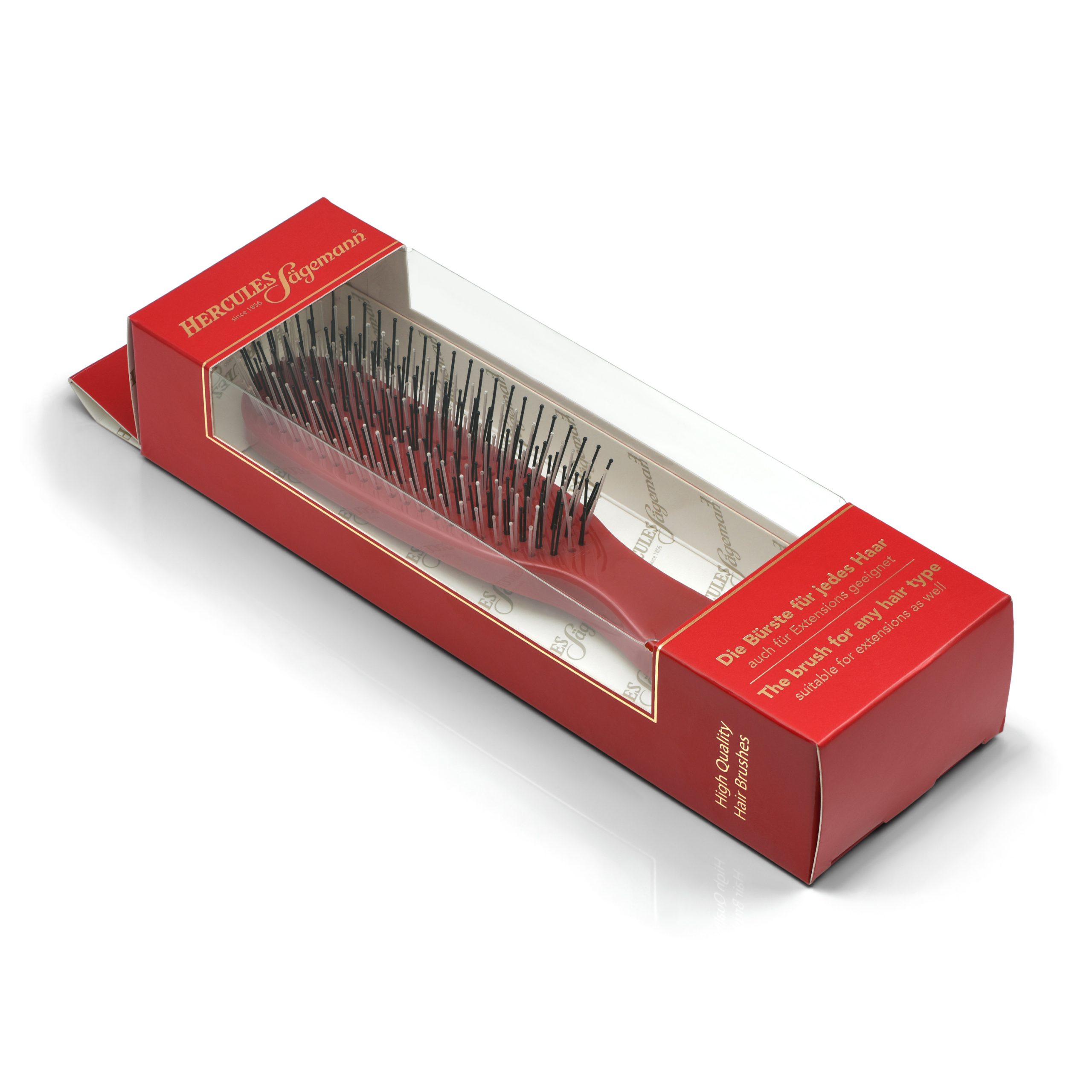 Hercules Sägemann Spazzola districante per cuoio capelluto 8207 Regali di compleanno rossi per donna e ragazza