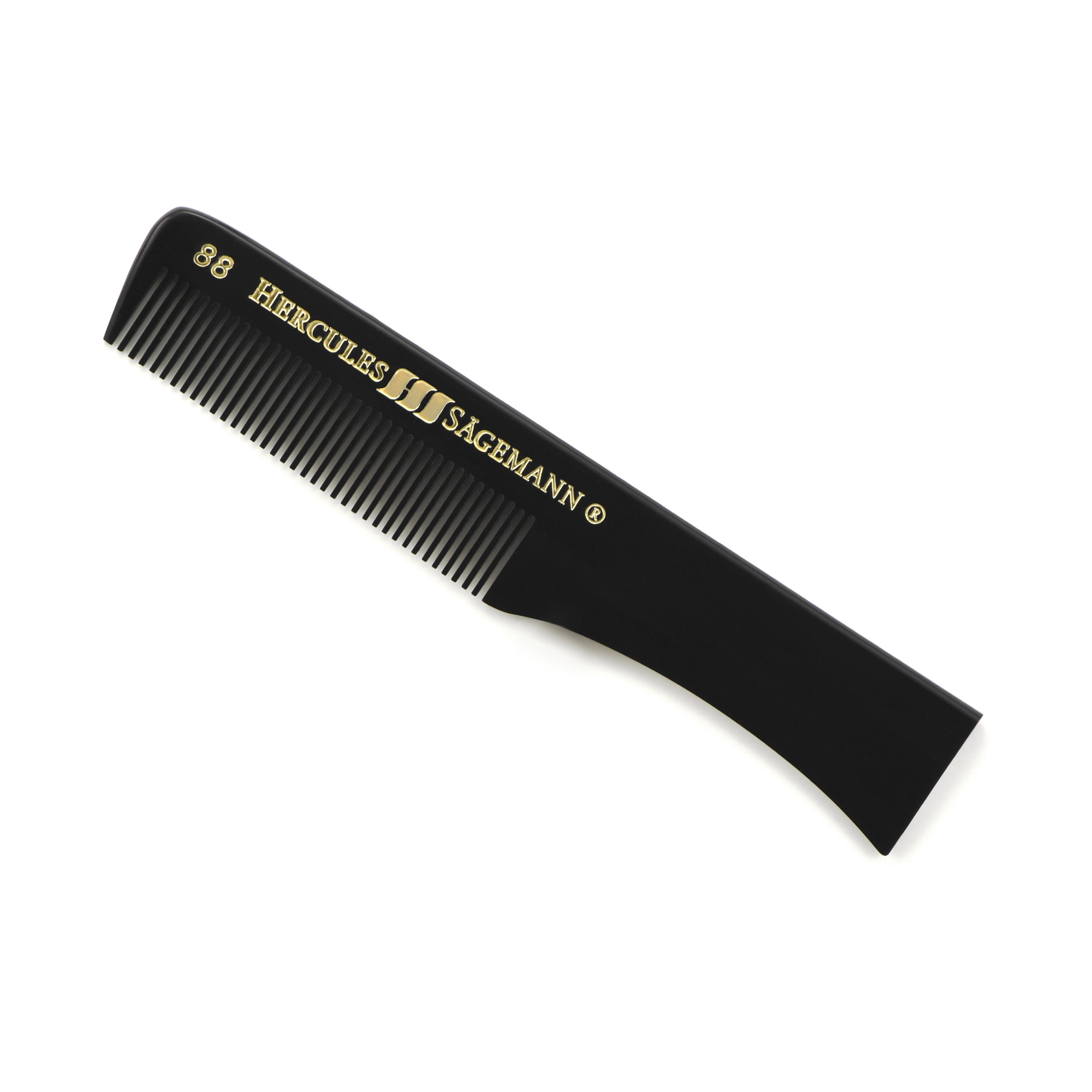 Hercules Sägemann Beard, Moustache and Eyebrow Grooming Comb 88 4“ Ebonite