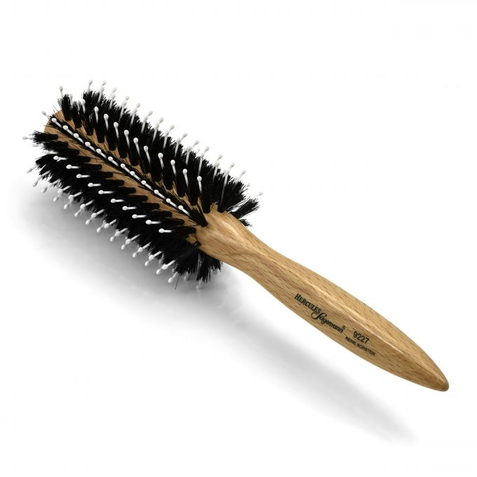 Hercules Sägemann Round Boar Bristle Hair Brush 9227, 21/56 mm