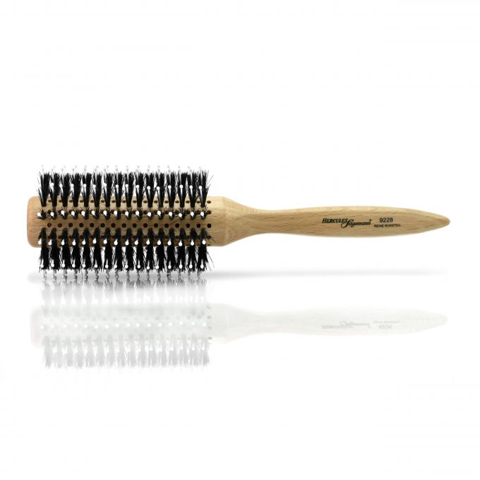 Hercules Sägemann Round Boar Bristle Hair Brush 9228, 30/65 mm
