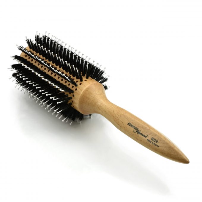 Hercules Sägemann Round Boar Bristle Hair Brush 9229, 37/73 mm
