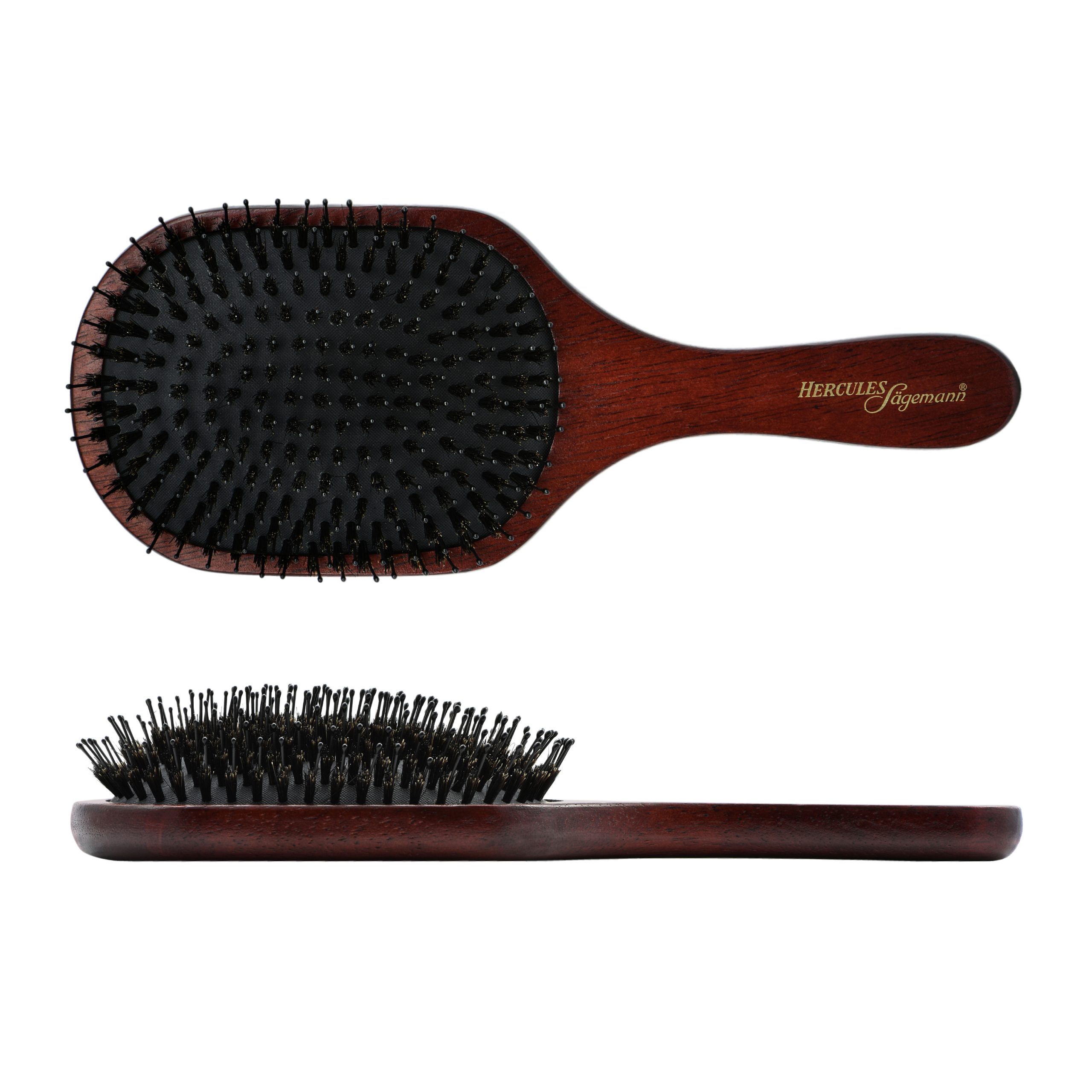 9650c Hercules Sägemann Scalp Oval Brush 9650, Extra Large Size 13-rows for Long Hair