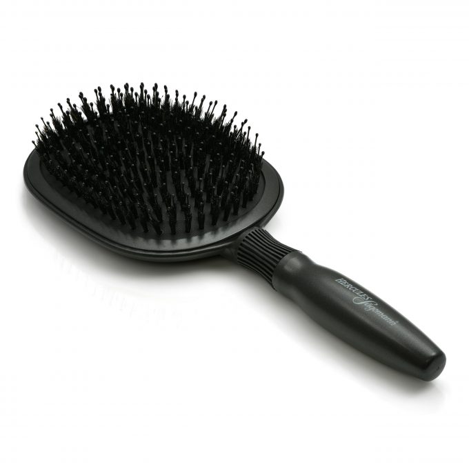 Hercules Sägemann Long Hair Oval Brush With Natural Bristles 9750 | 13 Rows